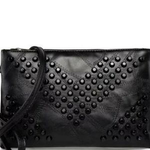 Black Studded Handbag